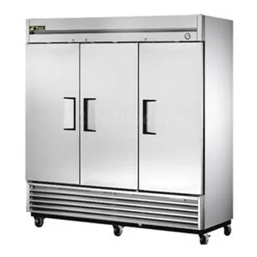 Three SectionSolid Door Reach-In Refrigerator